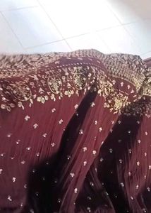 Maroon Sequin Lehenga Choli