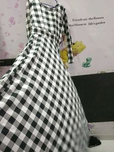 Checkered Maxi Dress