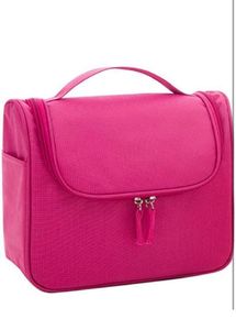 Pink Checkered Toiletry Bag