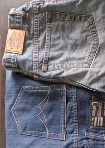 Combo 2 Jeans Lee Cooper & Cotton Berry