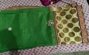 BEAUTIFUL GREEN SAREE