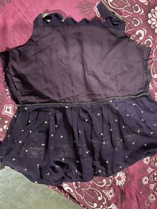 Very Beautiful Purple Sharara Set
