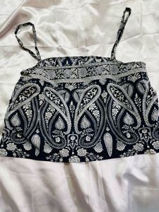 Paisley Print Tank Top
