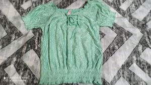 women's off shoulder top never used