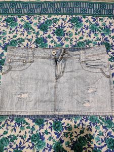 Mini Denim Skirt