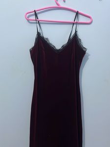 Maroon Night Dress