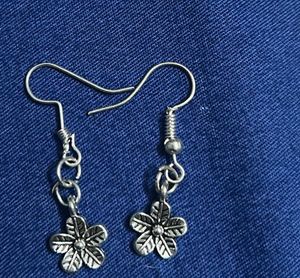 Butterfly &amp; Flower Charm Earrings