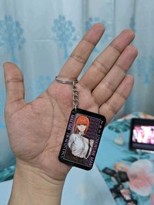 3Pcs Keychains&#34;Chainsaw Man&#34; Girls .