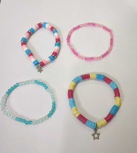 Pastel Beachy Beaded Bracelet Stack! 🌊🏖️🐚