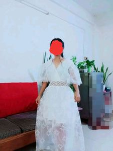 Designer White Gown❤️ Only 2 Times Use.