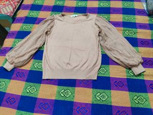 Blush Balloon Sleeve Top