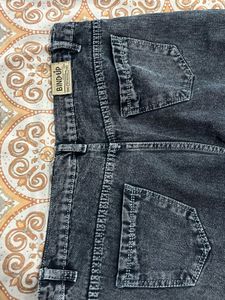 Acid Wash Straight Leg Jeans