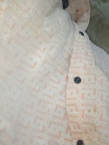 Pink Patterned Casual Shirt