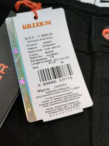 Seal Pack Killer Formal Black Jeans