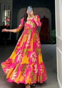 Floral Print Maxi Dress