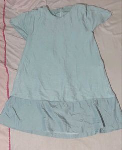 Bluish Grey Korean Unused Dress