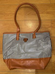 Striped Tote Bag
