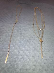 Set Of 2 Gold Necklaces