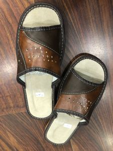 Comfortable Brown Slippers