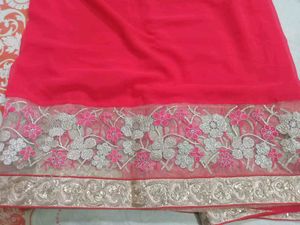 Elegant Hot Pink Saree💗💓