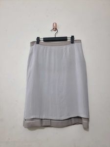 Korean Grey Pencil Skirt