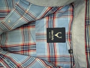 Allen Solly Blue Plaid Shirt