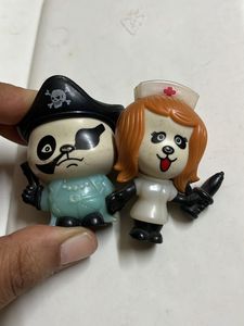 Blue Pirate And Nurse Panda Set 2