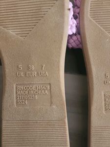 Primark baby pink Woven Slides