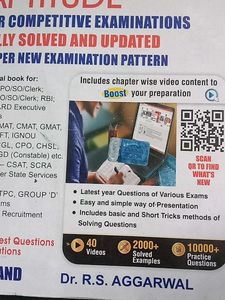 Quantitative Aptitude Book by R.S. Aggarwal