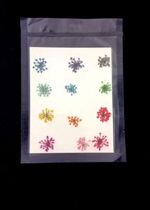 3 Pressed Flowers Sheets