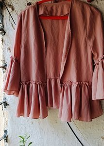 Dusty Peach Shrug