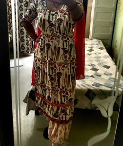 Ethnic Printed Afgani Suit