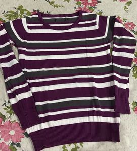 Striped Pullover Sweater