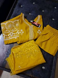 Elegant Embroidered Kurta Set