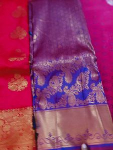 Kanjiwaram Soft Silk Combo Saries.