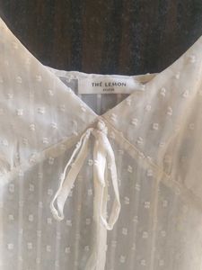 White Sheer Slip Dress