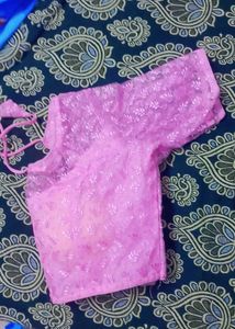 New Net Blouse with Sequence Design