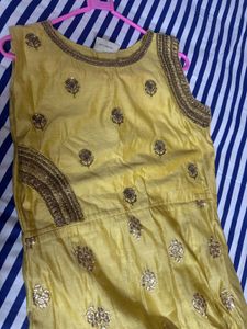 Beaded Yellow Dress