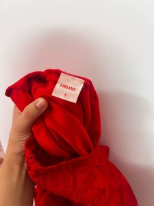 Red Lace Mini Dress