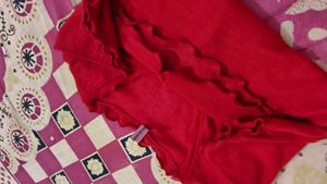 Red Fitted Top