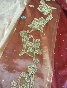Beautiful Saree With Stiched Blouse