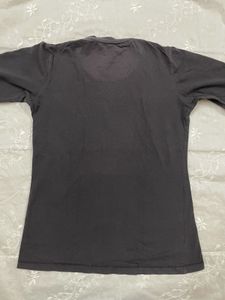 Woman, black top