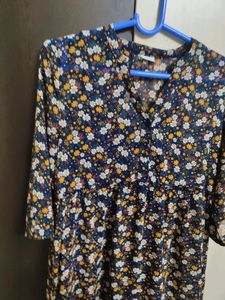 Only Floral Maxi Dress with Lining (Size S)