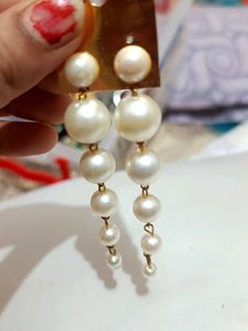 Elegant Pearl Drop Earrings