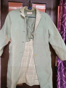 Elegant Mint Green Coat
