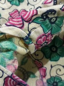 Vintage Print Maxi Skirt