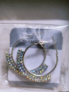 Sparkling Hoop Earrings