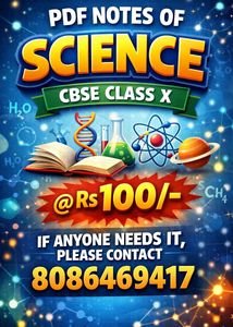 Class X Science PDF Notes