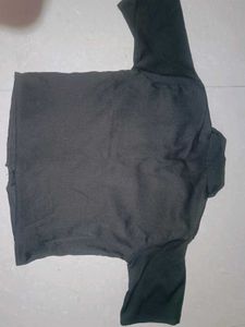 Black  Cropped Shirt