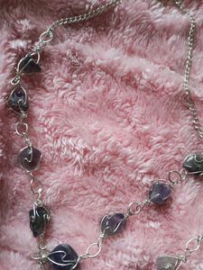 Colored Stone Accessories Including Necklace, Bracelet And Earrings